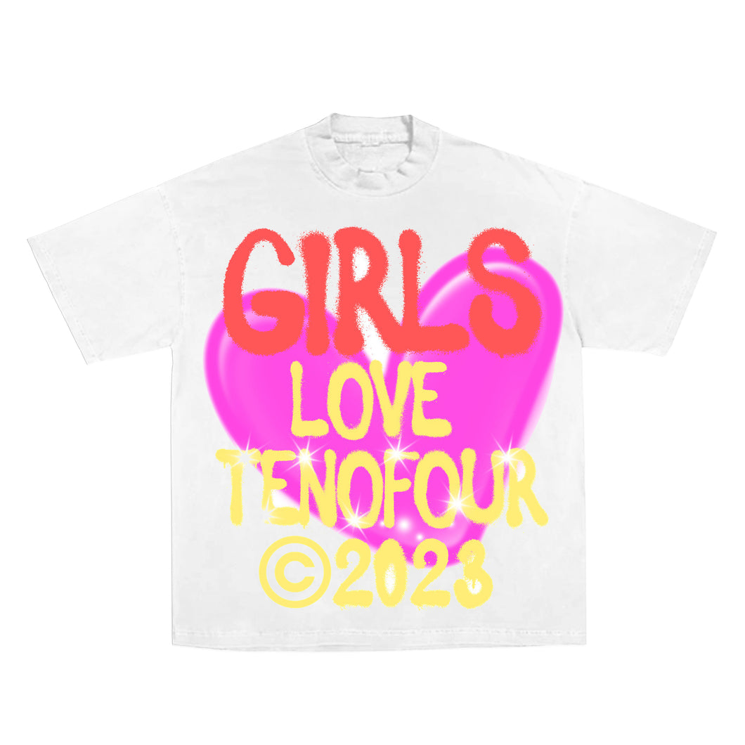 GIRLSLOVETENFOUR TEE